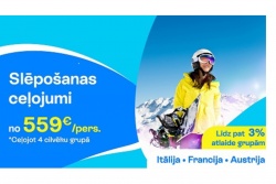 Atpūtas un ceļojumu piedāvājumi 05.09.2024 - 20.09.2024 Slēpošanas ceļojumu izpārdošana! ⛷️ Latvia Tours